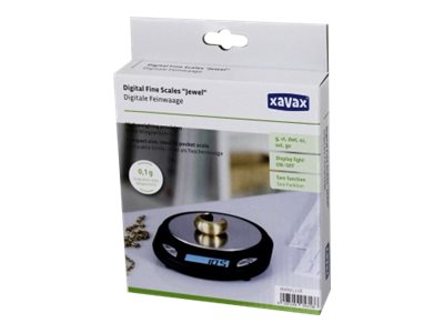 Xavax Jewel - Køkkenvægt - Sort