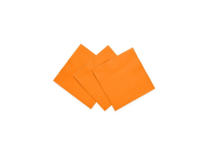 Orange Servietter, 20 Stk