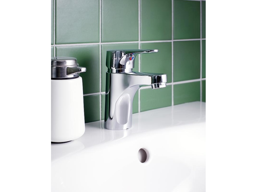 Gustavsberg Gb41214047, Waschbecken, Hebelgriffe, Messing, Chrom