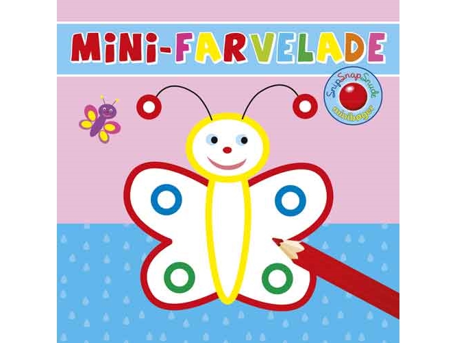 Snip Snap Snude: Mini-Farvelade Sommerfugl, Kolli (Pakke Med 12 Stk.) |
