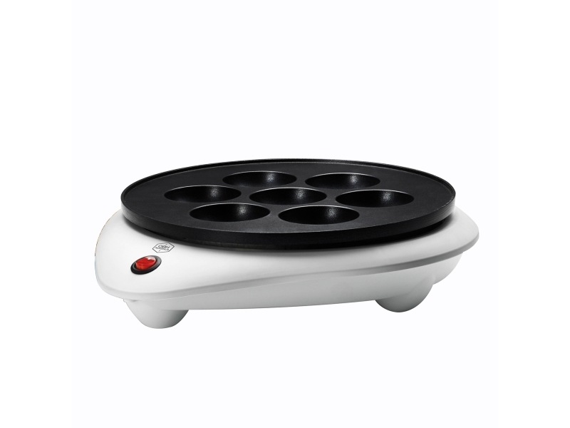 Obh Nordica Sweet Moments, Aebleskiver-Hersteller, 7 Kuchen, Schwarz, Weiß, 800 W, 220 - 240 V, 50 Hz
