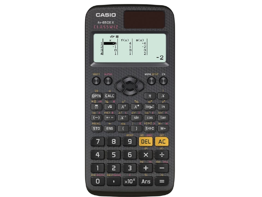Casio Schulrechner Fx-85Dex-W-Et Solar/Batterie (Fx-85Dex-W-Et)