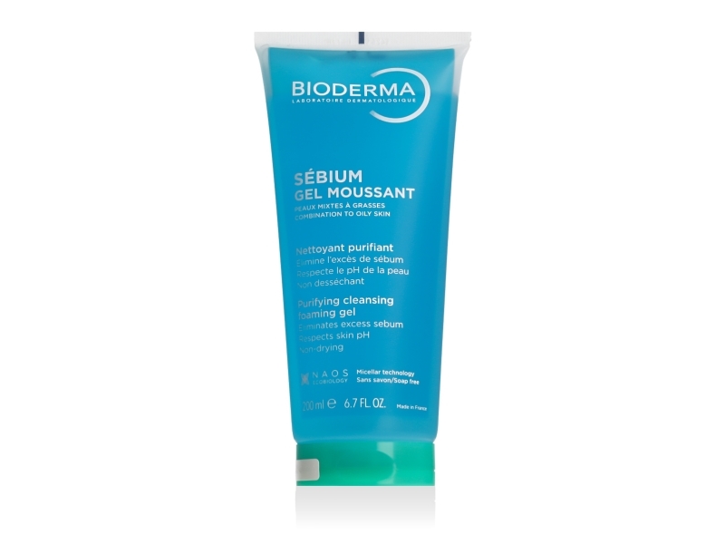 Bioderma Sebium Foaming Gel 200Ml Gentle Cleansing Gel For Oily Skin