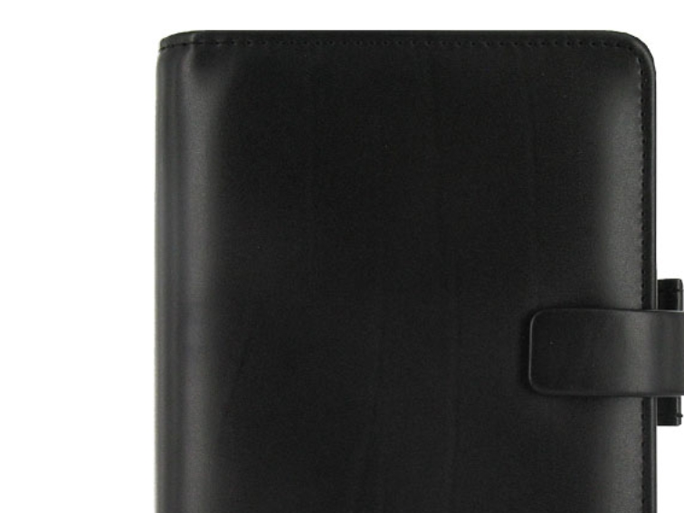 Filofax Metropol Pocket, Imiteret læder, Sort, 130 mm, 145 mm