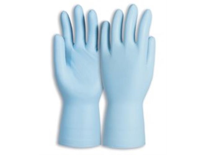 Handsker, Dermatril 743, nitril, str. 7, pakke a 50 stk.