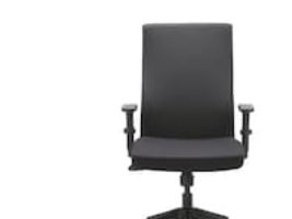 Kontorstol Dauphin SW9248, sort