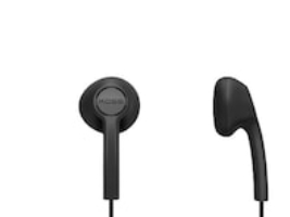 Headset, Koss KE5W Stealth, in-ear, kablet, sort