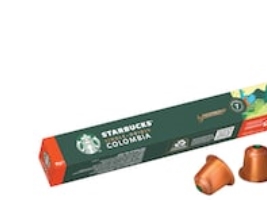 Kaffekapsler, Starbucks By Nespresso, Colombia, Pakke A 10 Stk
