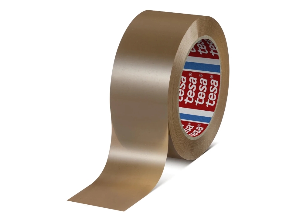 Tesa Pet Verpackungsband Kautschukkleber 132M 50Mm 6 Stück Braun (60418-00000-00)
