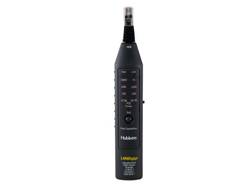 Hobbes 256655G, Poe-Tester, Rj-45, Poe Testing, Schwarz, Ieee 802.3Af, Aaa