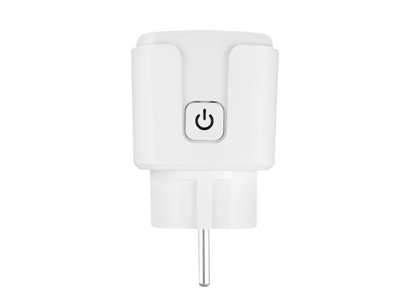 GreenBlue GB735 fjernstyret stikkontakt, WiFi, Android/iOS/Alexa/Google Home, timer, wattmeter, max 16A/3840W