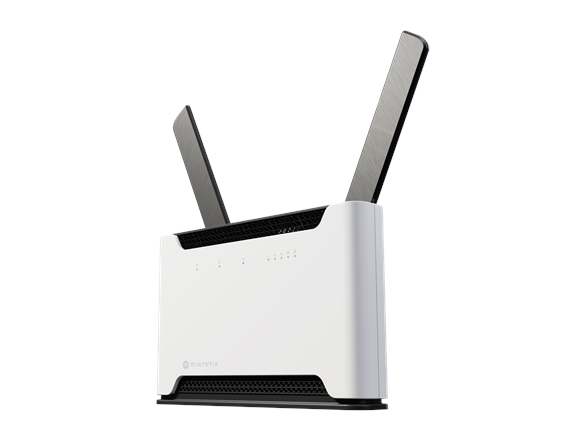 Mikrotik Chateau 5G R17 Ax, Wi-Fi 6 (802.11Ax), Dual-Band (2,4 Ghz / 5 Ghz), Ethernet Lan, 5G, Sort, Grå, Stationær Router/Pol Router