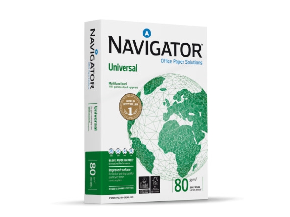 Navigator Universal, Universel, A4 (210X297 Mm), Silke, 500 Ark, 80 G/M², Hvid