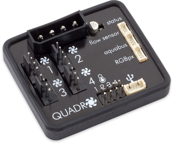 Aqua Computer 53256, Lüftersteuerung, Schwarz, 54 Mm, 49 Mm, 17 Mm