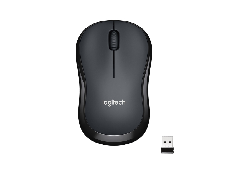 Logitech M220 Silent, Beidhändig, Optisch, Rf Wireless, 1000 Dpi, Anthrazit