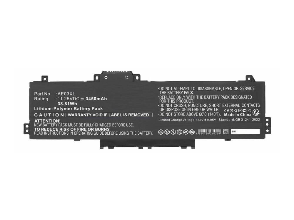 Coreparts - Batteri Til Bærbar Computer (Svarende Til: Hp Ae03041xl, Hp Ae03xl, Hp Hstnn-Ab1b, Hp Hstnn-Ab1f, Hp Hstnn-Ob3e, Hp Hstnn-Ob3p, Hp Hstnn-