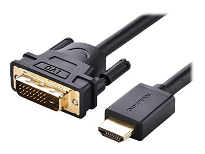 Cable Hdmi-Dvi (24+1) 1.5M Bi-Directional (1080P@60Hz) Black Hd106 Ugreen