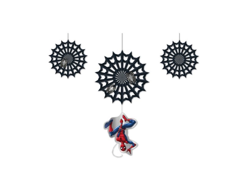 Spiderman Pynt, 3 Stk