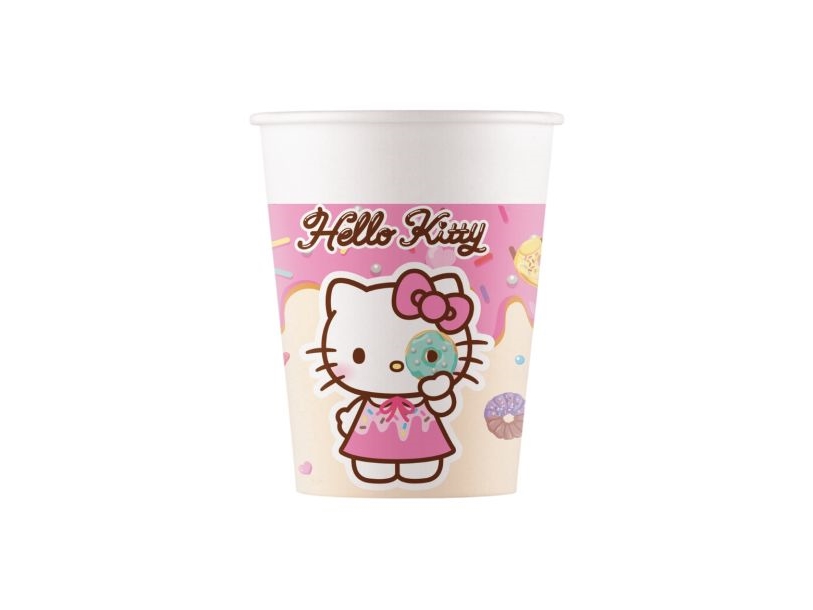 Hello Kitty Kuromi Pappbecher, 8 Stück