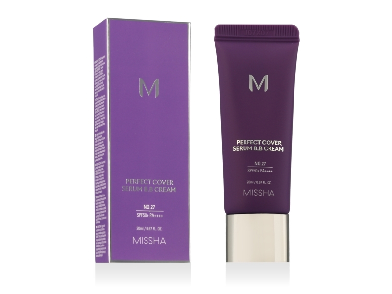 Missha M Perfect Cover Serum B.B. Cream Spf 50+ Pa++++ (No.27 Honey Beige) 20 Ml