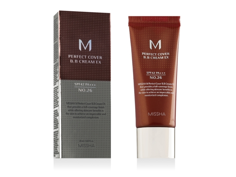 Missha M Perfect Cover Bb Cream Ex Spf 42 Pa+++ (No.26 Natural Caramel) 20 Ml