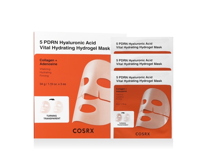 Cosrx 5 Pdrn Hyaluronic Acid Vital Hydrating Hydrogel Mask