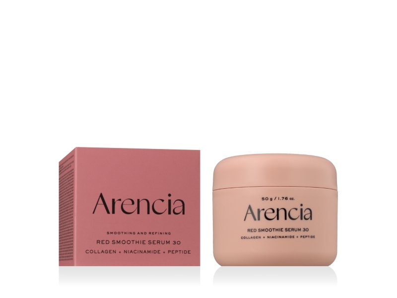 Arencia Overnight Red Smoothie Face Mask Serum Glowing & Soothing 30Ml