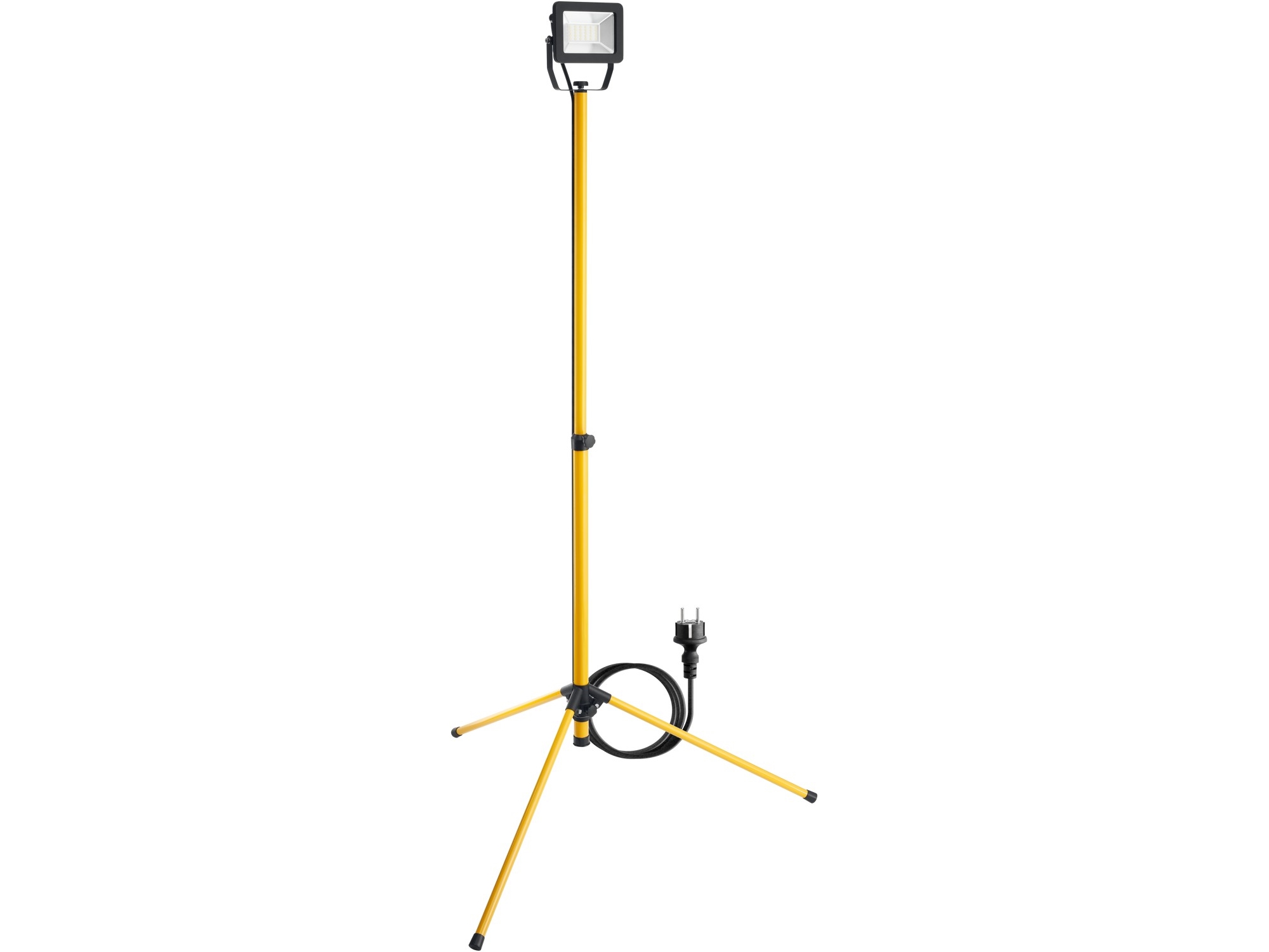 LED-bygningsspotlight med teleskopstativ, 30 W