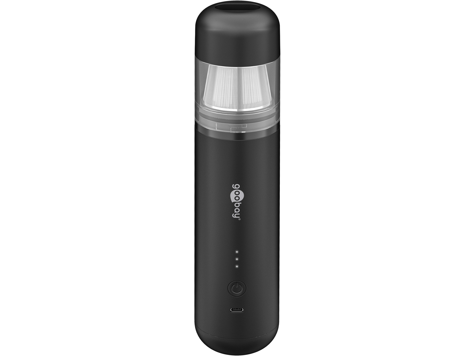 Mini-støvsuger Superior med batteri, sort
