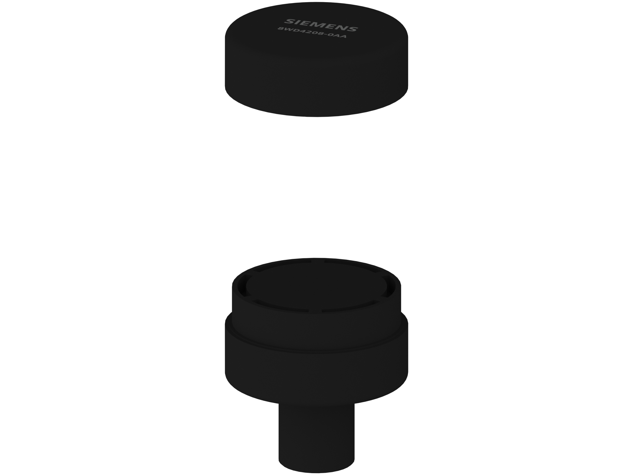 Siemens Anschlusselement Mit Deckel, Schwarz, Ip54, 90,4 G, 20 Mm, 20 Mm, 20 Mm