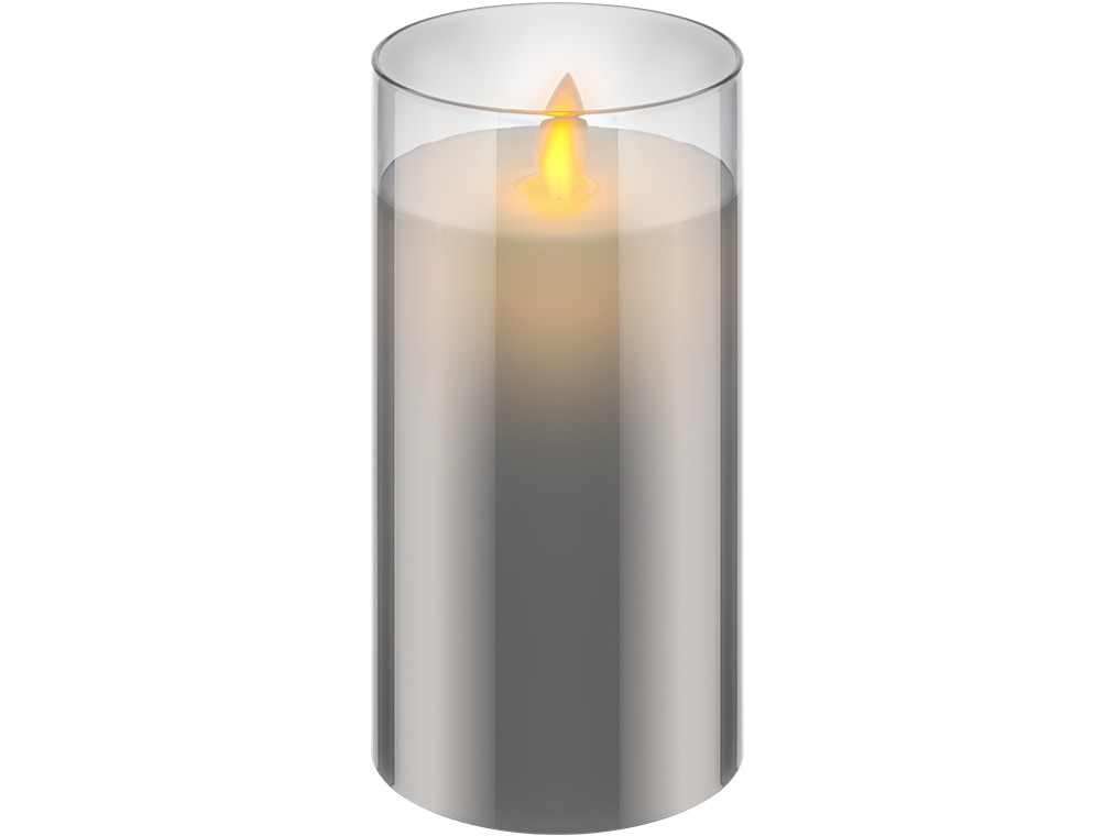 Goobay 60372, Grau, Weiß, Universal, Glas, Polycarbonat (Pc), Ip20, 1 Glühbirne(N), Led