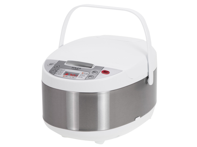 Adler Ad 6420, 3,25 L, 700 W, Silber, Weiß, 12 H