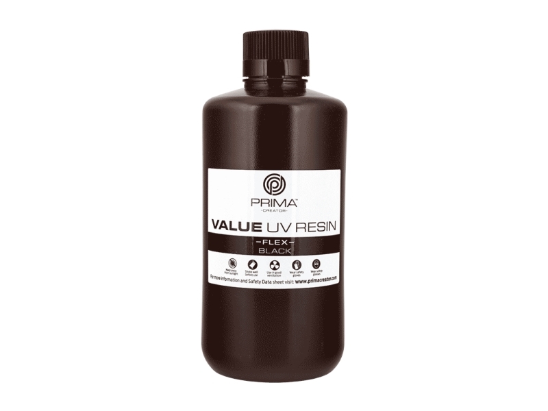 Primacreator Value Flex Uv Derva - 1000Ml - Juoda