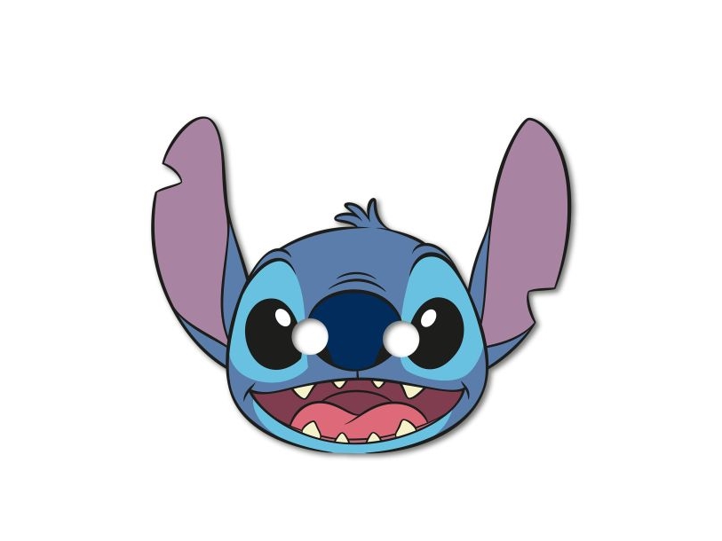 Stitch Papmasker, 6 Stk