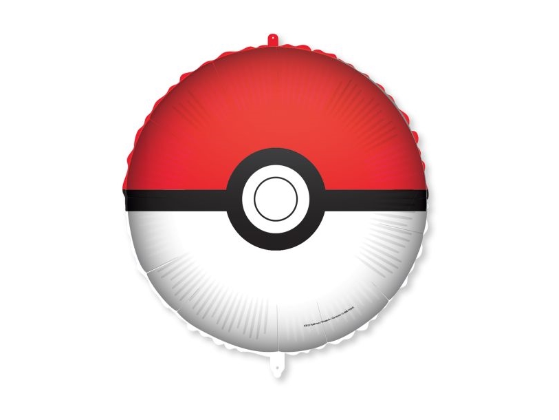 Pokeball Folieballon, 46 Cm