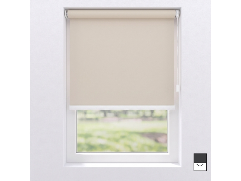 Motionblinds Trådløs Elektrisk Blackout Rullegardin 100X190 Cm – Sand