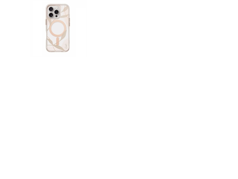 Uniq Coehl Verdure Magnetic Charging Case For Iphone 16 Pro - Transparent