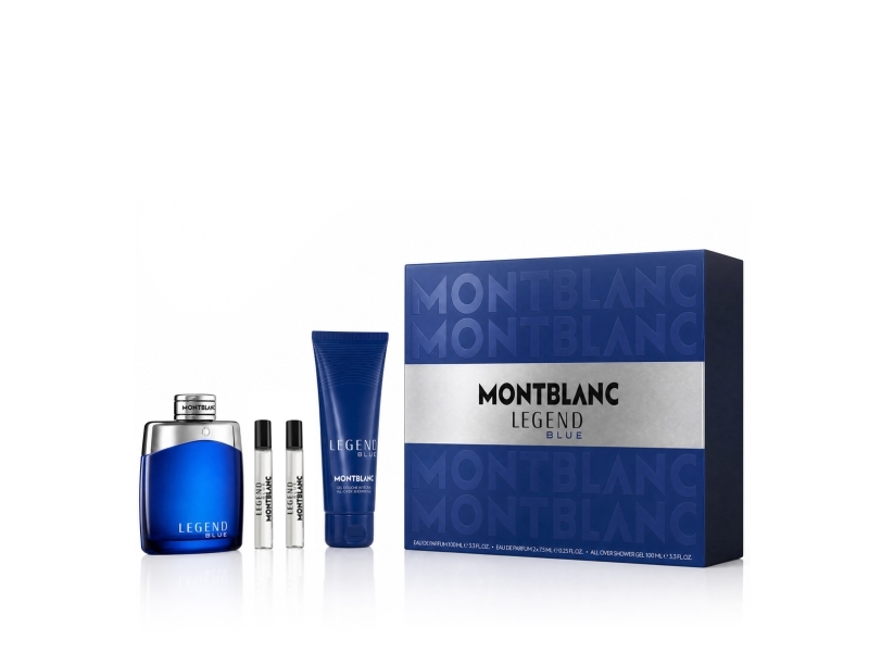 Montblanc Legend Blue Eau De Parfum 100Ml Shower Gel 100Ml 75Ml