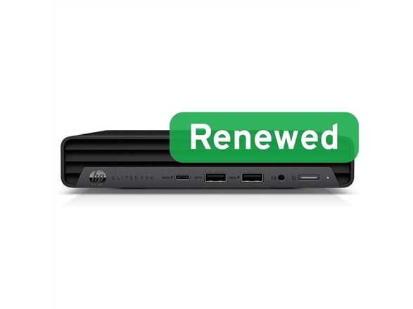Hp Renewed Grade B | Elitedesk 800 G6 Desktop Mini | Intel Core I5 | I5-10500 | 8 Gb | Ssd | 256 Gb | Intel Uhd Graphics 630 | Windows 11 Pro