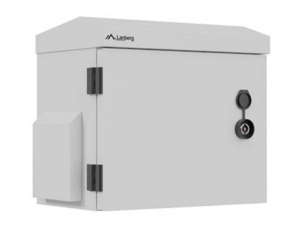 10"-Hängeschrank, Hermetisch, Ip55, Wand-/Mastmontage, 320 × 220 × 300, Grau, Lanberg (Zusammengefaltet)