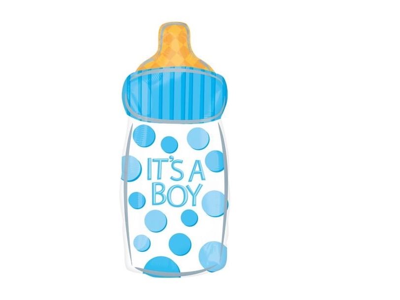 Its A Boy Flaske Folieballon