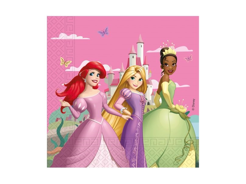 Disney Prinsesser Servietter, 20 Stk