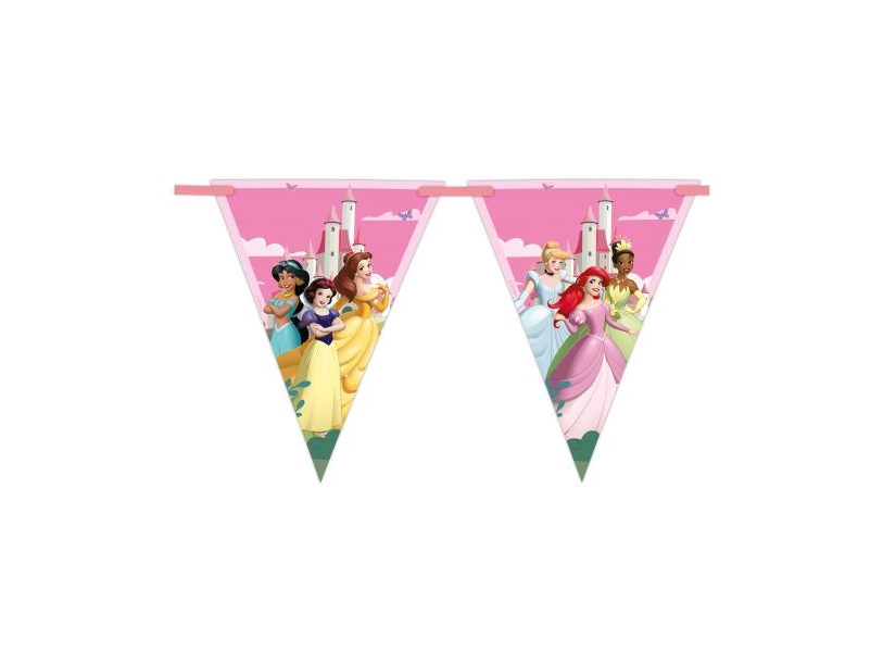 Disney Prinsesser Vimpelguirlande, 2,3 M