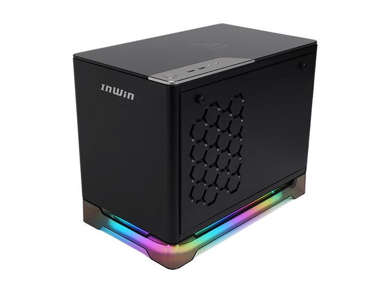 In Win A1 Prime - Mini-Itx Tower - Seitenwand Mit Fenster (Gehärtetes Glas) 750 Watt (Atx12v 2.52/ Ps/2) - Schwarz - Usb/Audio