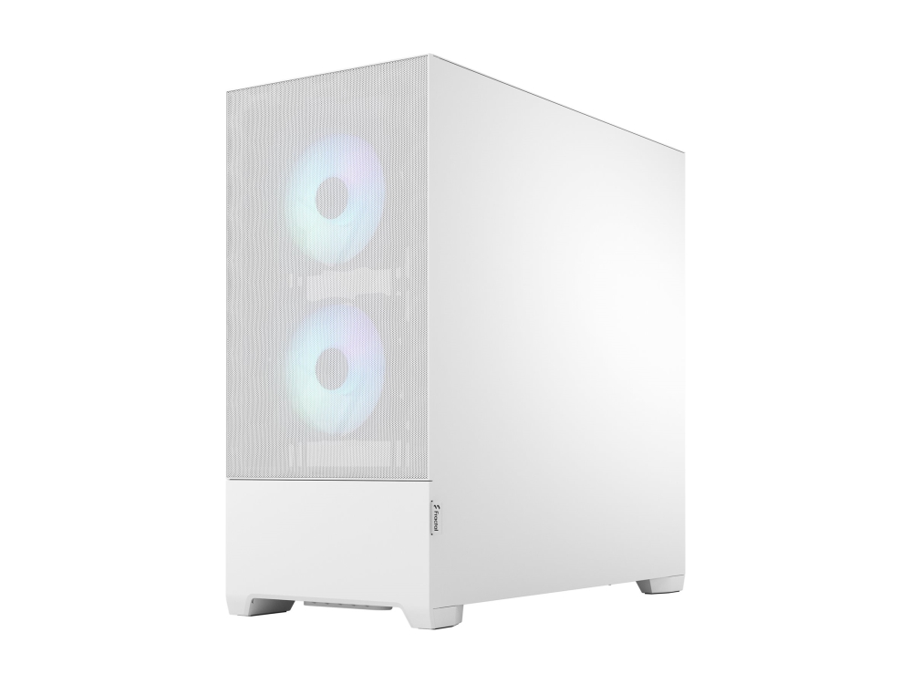 Fractal Design Pop Air – Tower – Atx – Seitenteil Mit Fenster (Gehärtetes Glas) – Kein Netzteil (Atx) – Weißer Tg-Klarton – Usb/Audio – Für Fractal D