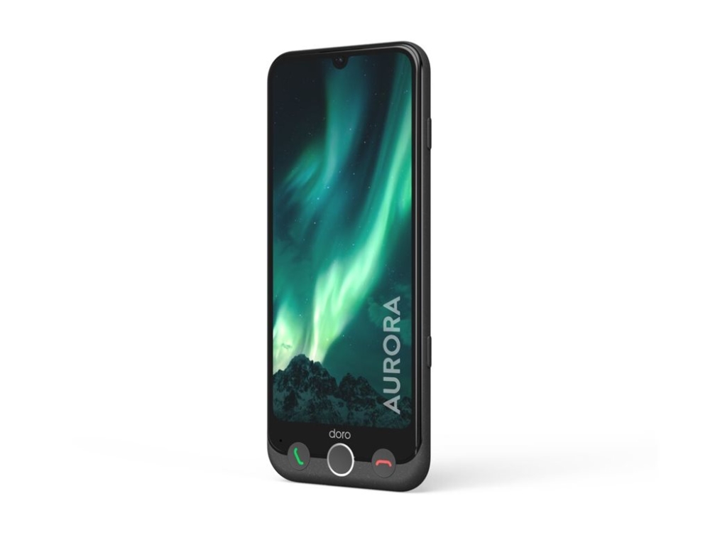 Doro Aurora A30 - 4G Smartphone - Dual-Sim - Ram 6 Gb / Intern Hukommelse 128 Gb - Microsd Slot - Lcd-Skærm - 6.1" - 1560 X 720 Pixels (60 Hz) - 2X B