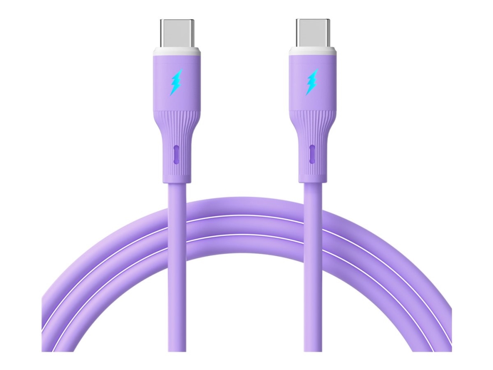 Akyga Usb-C Auf Usb-A Kabel Usb-A – Usb-C 1 M Lila (Ak-Usb-70)