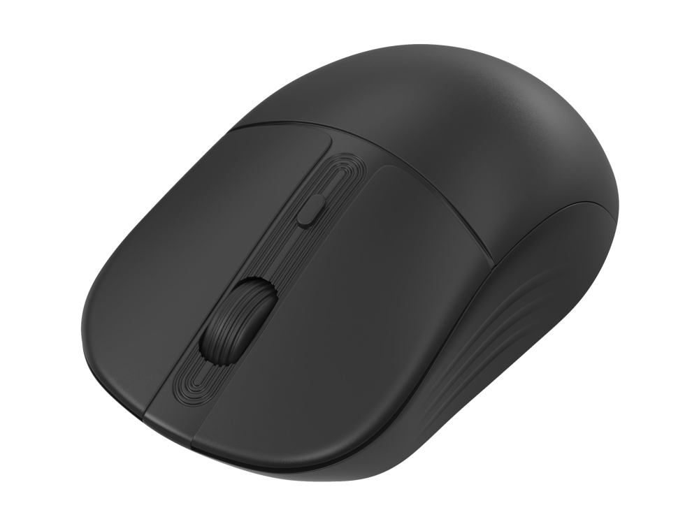 Conceptronic Lorcan04b Dual-Mode Wireless Maus Mit 4 Tasten, Bluetooth 5.2, 2.4Ghz, Beidhändig, Optisch, Rf Wireless + Bluetooth, 1600 Dpi, Schwarz