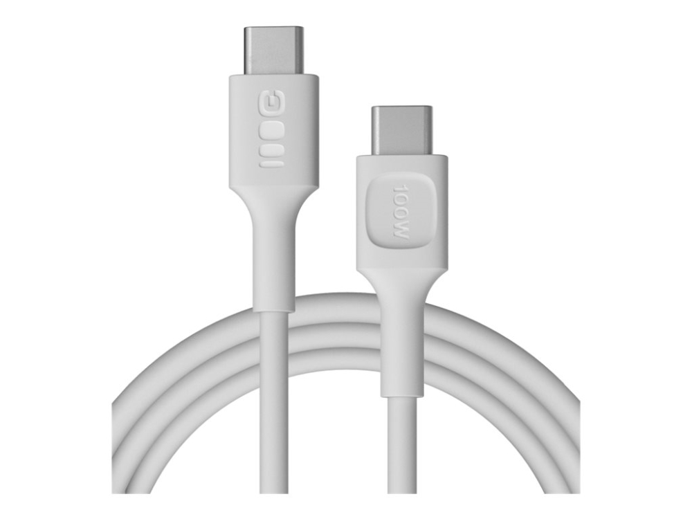Usb-C Kabel 0.3M 100W Greencell Powerstream Schnellladung Pd Schneeweiß