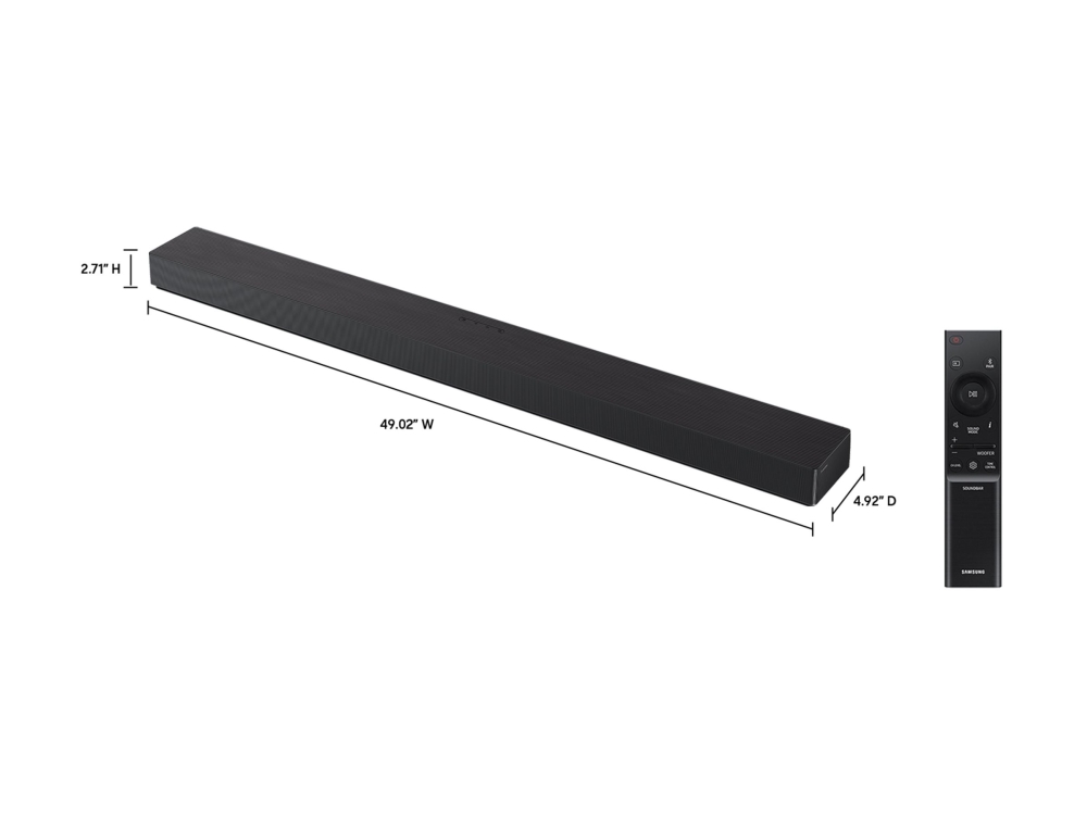Samsung Q-Serie Hw-Qs90h Soundbar 7.1.2 Dolby Atmos, Schwarz
